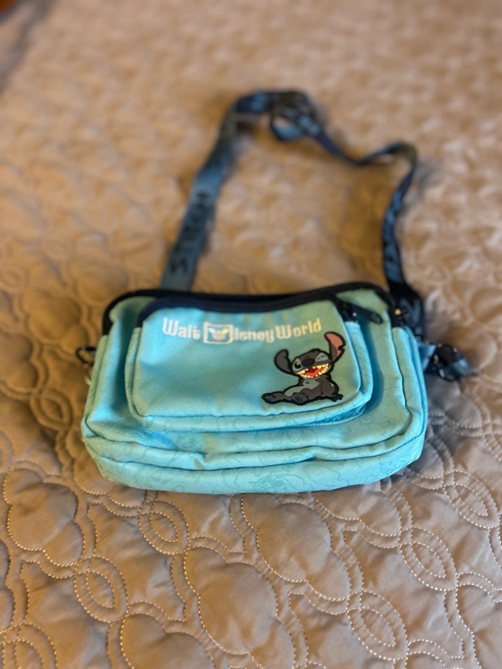 Disney Light Blue Stitch Shoulder Bag